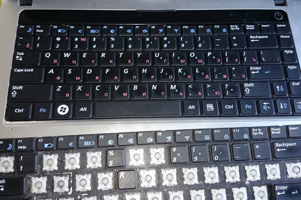 Поменять клавиатуру на ноутбуке msi